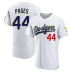 Los Angeles Dodgers #44 Andy Pages Player Gold White Fotopoulosg 2026 Collection Stadium Limited Elite Stitched Jerseys