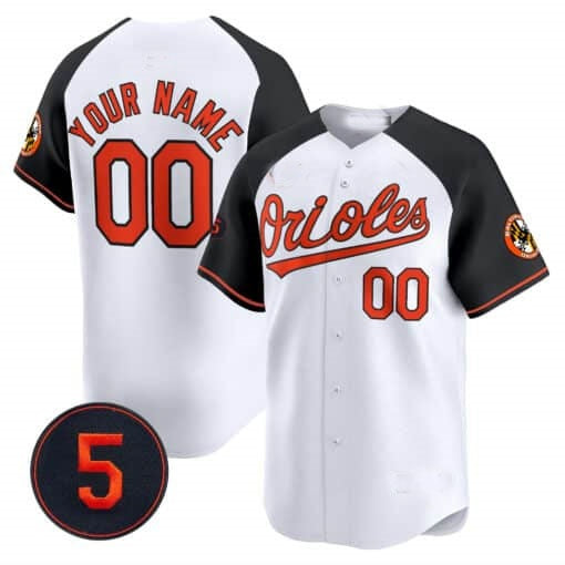 Custom Baltimore Orioles Robinson Patch Vapor Premier Limited Jersey V2 ¨C All Stitched-White Fotopoulosg