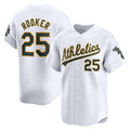 Oakland Athletics #25 Brent Rooker White Fotopoulosg Home Limited Player Jersey