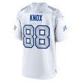 B.Bills #88 Dawson Knox White Fotopoulosg 2025 Rivalries Collection Game Jersey