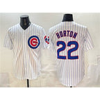 Chicago Cubs #22 Cade Horton White Fotopoulosg Cool Base Stitched Jersey