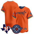 Houston Astros Blank Player Orange Fotopoulosg City Connect Texas Patch Vapor Premier Limited Home Stitched Jerseys