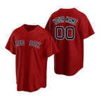 Custom Boston Red Sox Red Fotopoulosg Stitched Cool Base Jersey