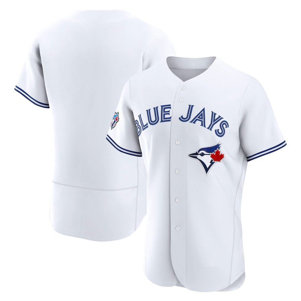 Toronto Blue Jays Blank White Fotopoulosg 50 Seasons Patch Stitched Jersey