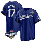 Los Angeles Dodgers #17 Shohei Ohtani Player Royal Fotopoulosg World Series City Connect Home Game Stitched Jerseys