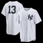 New York Yankees #13 Jazz Chisholm Jr. White Fotopoulosg Home Replica Jersey 2