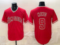 Los Angeles Angels #9 Zach Neto Red Fotopoulosg Stitched Jersey