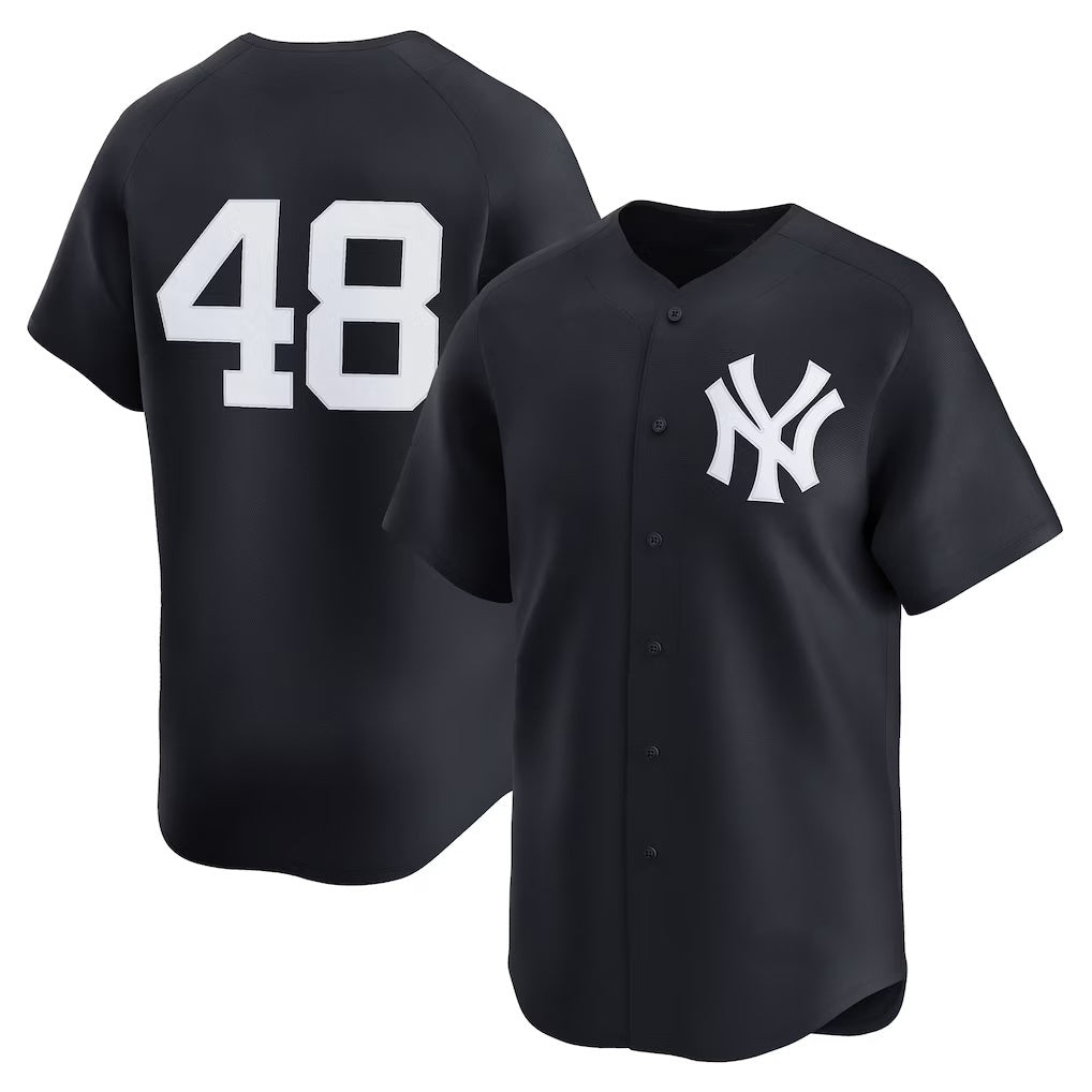 New York Yankees #48 Paul Goldschmidt Navy Fotopoulosg Alternate 2 Limited Jersey