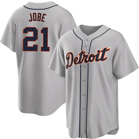 Detroit Tigers #21 Jackson Jobe Gray Fotopoulosg Cool Base Stitched Jersey