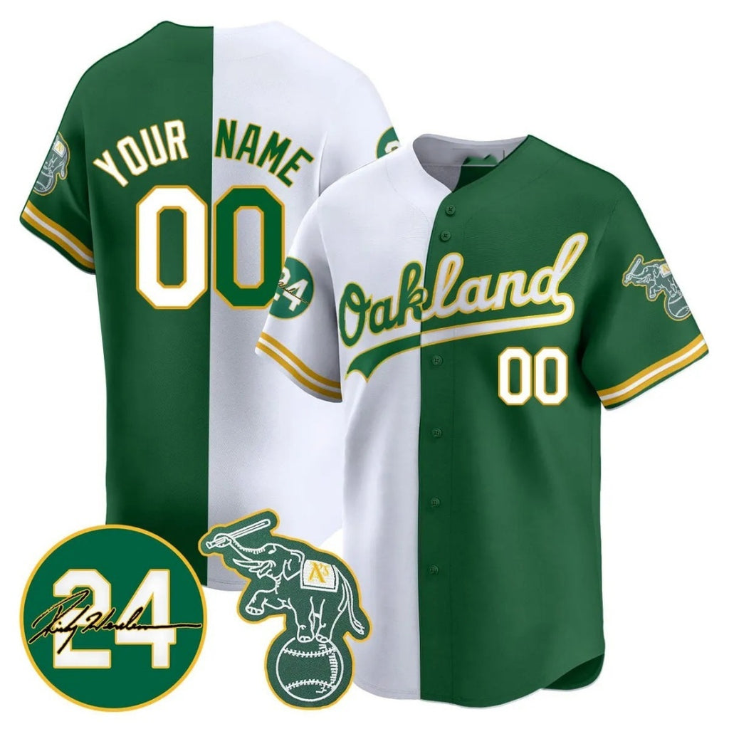 Custom Oakland Athletics White Green Fotopoulosg Jersey - Personalized