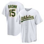 Oakland Athletics #15 Seth Brown White Fotopoulosg Home Replica Jersey