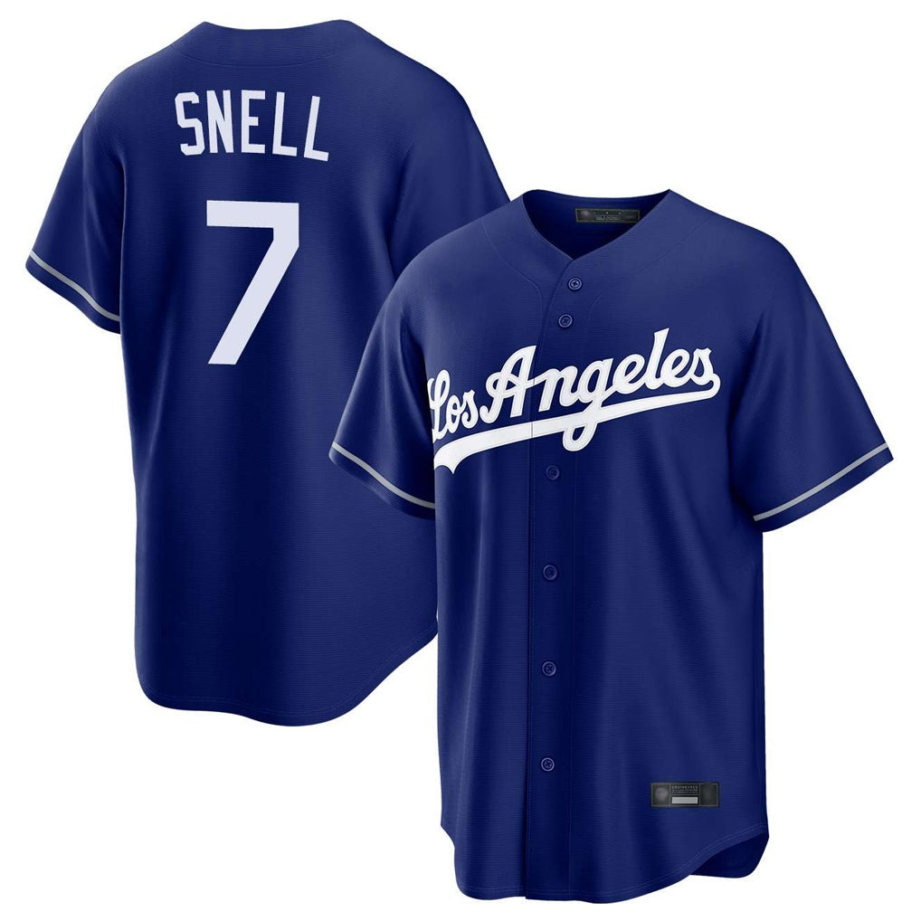 Los Angeles Dodgers #7 Blake Snell Player Royal Fotopoulosg Game Stitched Jerseys