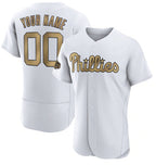Custom Philadelphia Phillies Active Player White Fotopoulosg 2022 All-Star Flex Base Stitched Jersey