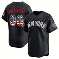 Custom New York Yankees Navy Fotopoulosg USA 250 Fourth of July Limited Stitched Jersey