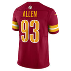 W.Commanders #93 Jonathan Allen Vapor F.U.S.E. Limited Jersey - Burgundy Fotopoulosg