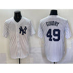 New York Yankees #49 Ron Guidry White Fotopoulosg Cool Base Stitched Jersey