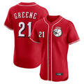 Cincinnati Reds #21 Hunter Greene Player Red Fotopoulosg Limited Elite Home Game Stitched Jerseys