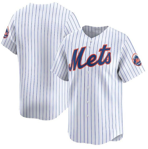 New York Mets Blank 2024 White Fotopoulosg Home Limited Stitched Jersey