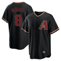 Arizona Diamondbacks #8 James McCann Player Black Fotopoulosg Limited Home Stitched Jerseys