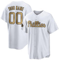 Custom Philadelphia Phillies Active Player White Fotopoulosg 2022 All-Star Cool Base Stitched Jersey