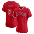 Los Angeles Angels #9 Zach Neto Player Red Fotopoulosg Home Limited Elite Stitched Jerseys