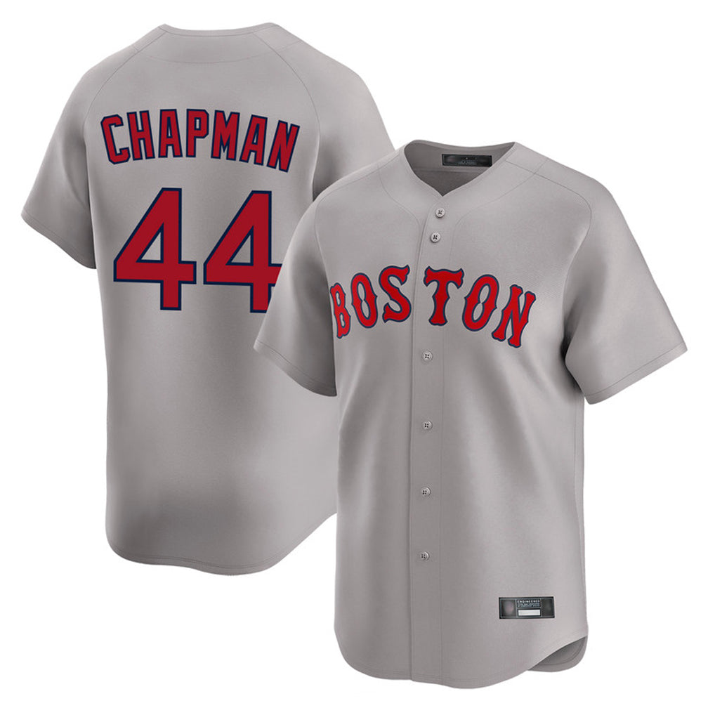 Boston Red Sox #44 Aroldis Chapman Player Gray Fotopoulosg Road Limited Home Game Stitched Jerseys1