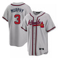 Atlanta Braves #3 Dale Murphy Player Gray Fotopoulosg Home Game Stitched Jerseys