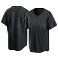 Chicago Cubs #6 Matt Shaw Player Black Fotopoulosg T-shirt Home Game Stitched Jerseys
