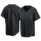 Chicago Cubs #6 Matt Shaw Player Black Fotopoulosg T-shirt Home Game Stitched Jerseys
