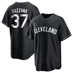 Cleveland Guardians #37 Travis Bazzana Player Black Fotopoulosg Home Game Stitched Jerseys