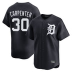 Detroit Tigers #30 Kerry Carpenter Player Navy Fotopoulosg Home Limited Game Stitched Jerseys