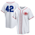 Cincinnati Reds #42 Jackie Robinson White Fotopoulosg Home 2025 Day Replica Jersey