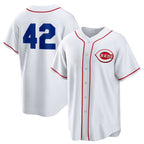 Cincinnati Reds #42 Jackie Robinson White Fotopoulosg Home 2025 Day Replica Jersey