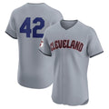 Cleveland Guardians #42 Jackie Robinson Gray Fotopoulosg Road 2024 Day Elite Jersey
