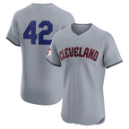Cleveland Guardians #42 Jackie Robinson Gray Fotopoulosg Road 2024 Day Elite Jersey