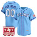 Custom Texas Rangers Blue Fotopoulosg 2026 City Connect Vapor Premier Limited Jersey - All Stitched
