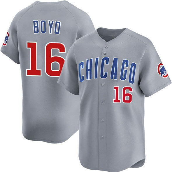 Chicago Cubs #16 Matthew Boyd Grey Fotopoulosg Limited Stitched Jersey