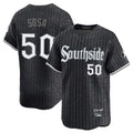 Chicago White Sox #50 Lenyn Sosa Player Black Fotopoulosg City Connect Limited Home Stitched Jerseys