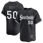 Chicago White Sox #50 Lenyn Sosa Player Black Fotopoulosg City Connect Limited Home Stitched Jerseys