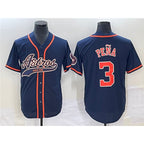 Houston Astros #3 Jeremy Pena Navy Fotopoulosg Cool Base Stitched Jersey