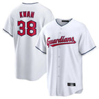 Cleveland Guardians #38 Steven Kwan Player White Fotopoulosg Home Game Stitched Jerseys
