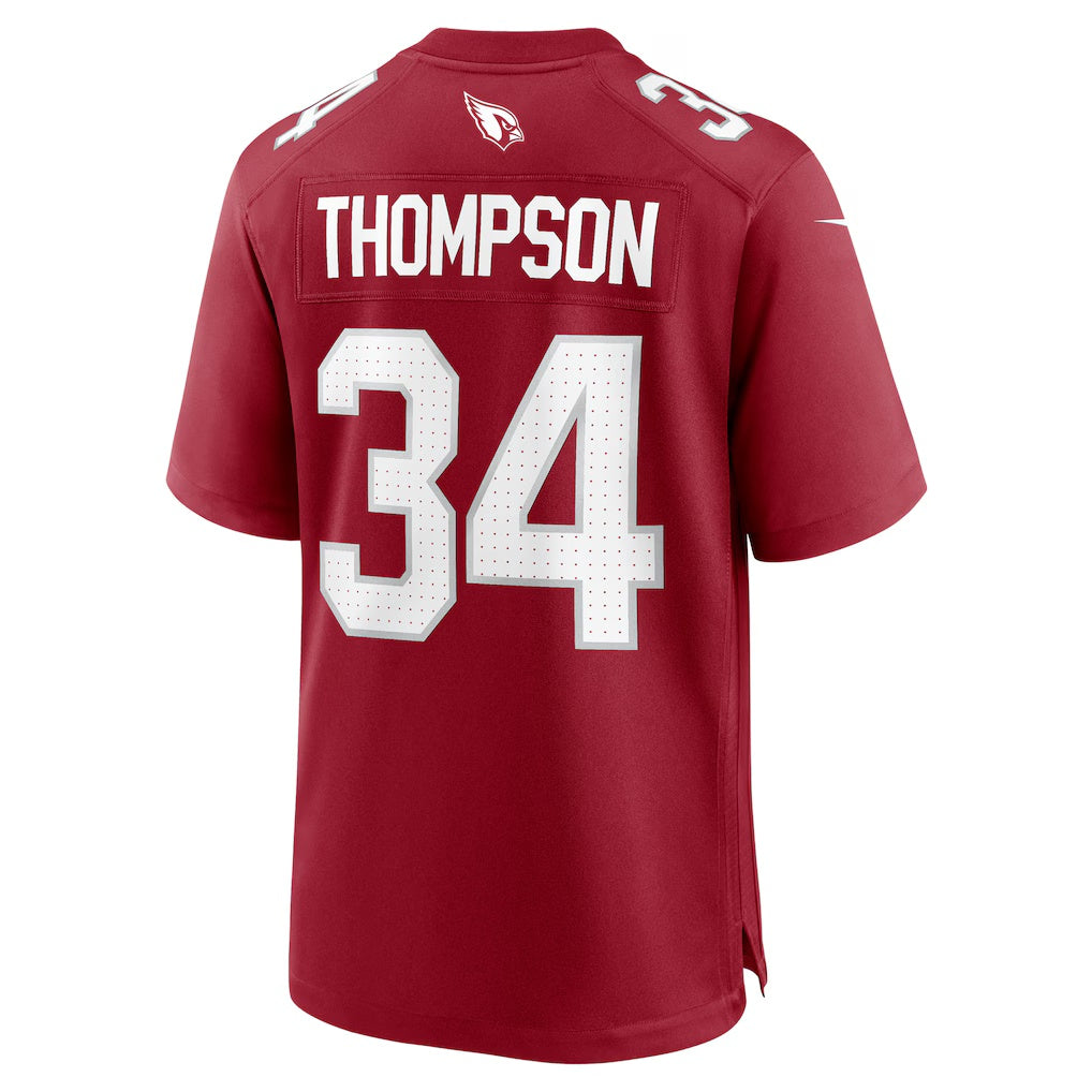 A.Cardinals #34 Jalen Thompson Cardinal Fotopoulosg Team Game Jersey