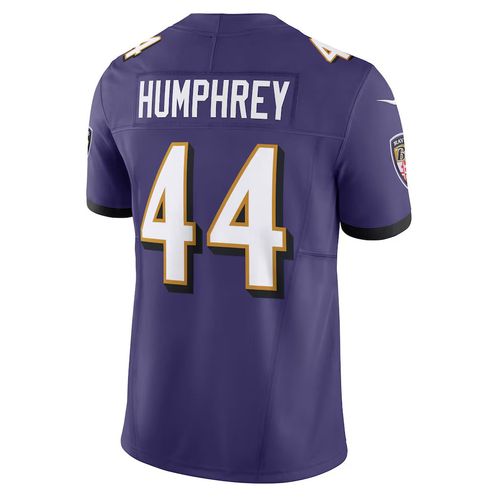 B.Ravens #44 Marlon Humphrey Purple Fotopoulosg Vapor F.U.S.E. Limited Jersey