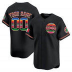 Custom Chicago Cubs Mexico Vapor Premier Limited Jersey ¨C Black Fotopoulosg