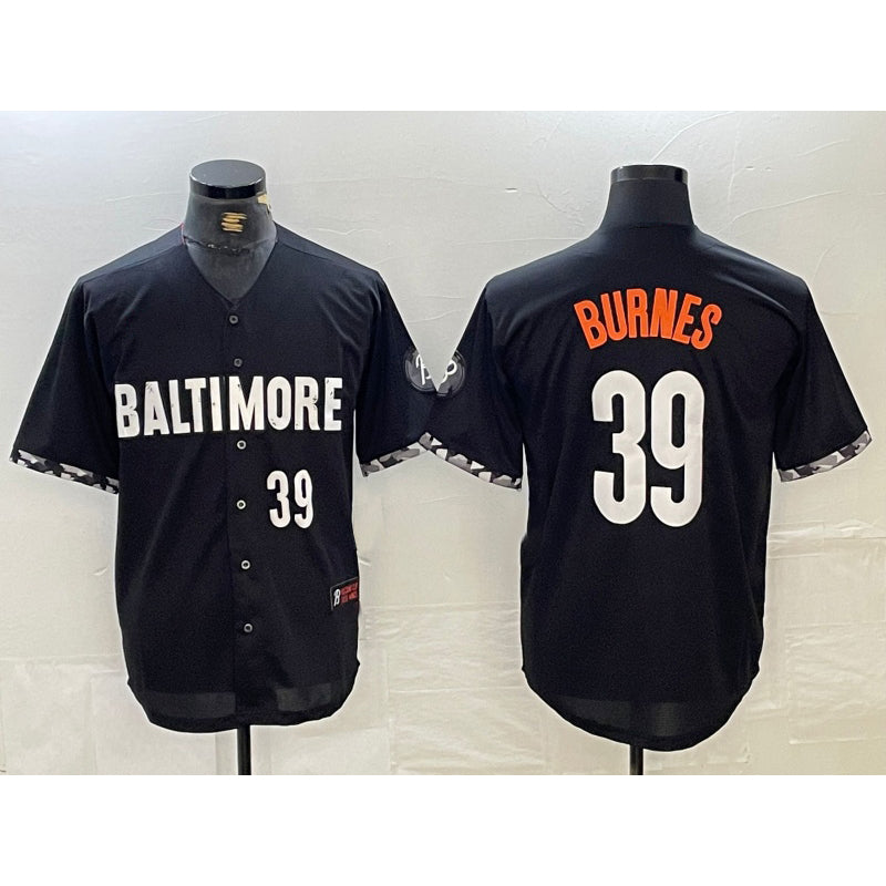 Baltimore Orioles #39 Corbin Burnes Number Black Fotopoulosg 2023 City Connect Cool Base Stitched Jerseys