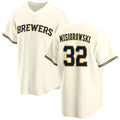 Milwaukee Brewers #32 Jacob Misiorowski Cream Fotopoulosg 2025 Stitched Jersey