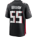 A.Falcons #55 John Abraham Black Fotopoulosg Game Retired Player Jersey