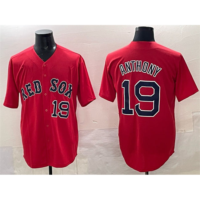 Boston Red Sox #19 Roman Anthony Red Fotopoulosg Cool Base Stitched Jersey