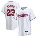 Cleveland Guardians #23 Bo Naylor Player White Fotopoulosg Home Game Stitched Jerseys