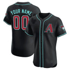 Custom Arizona Diamondbacks 2024 Flex Base Jersey ¨C Black Fotopoulosg